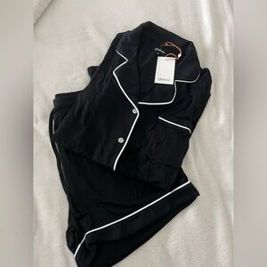 Quince Maternity bamboo pj set shorts&top M new